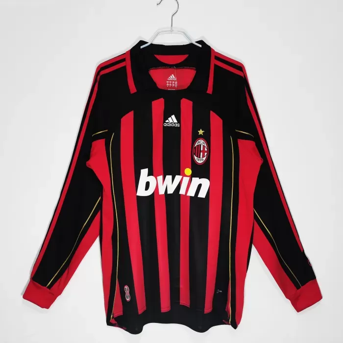 06/07 AC MILAN Retro Home Kit (Long Sleeve)