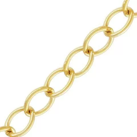 14K Gold Filled 4.7 x 5mm Cable Chain (1 foot) #10