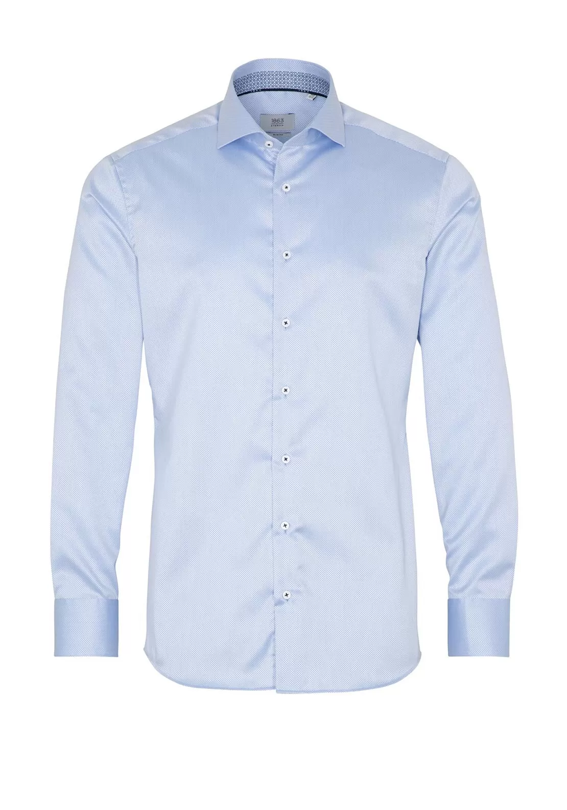 1863 by Eterna Slim Fit Shirt, Blue