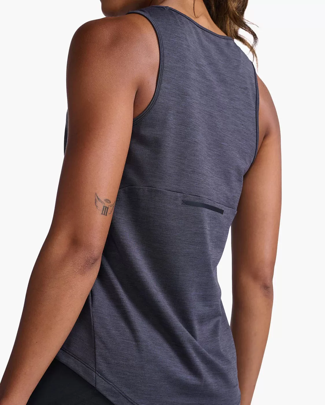 2XU Womens Motion Tank - India Ink/Black