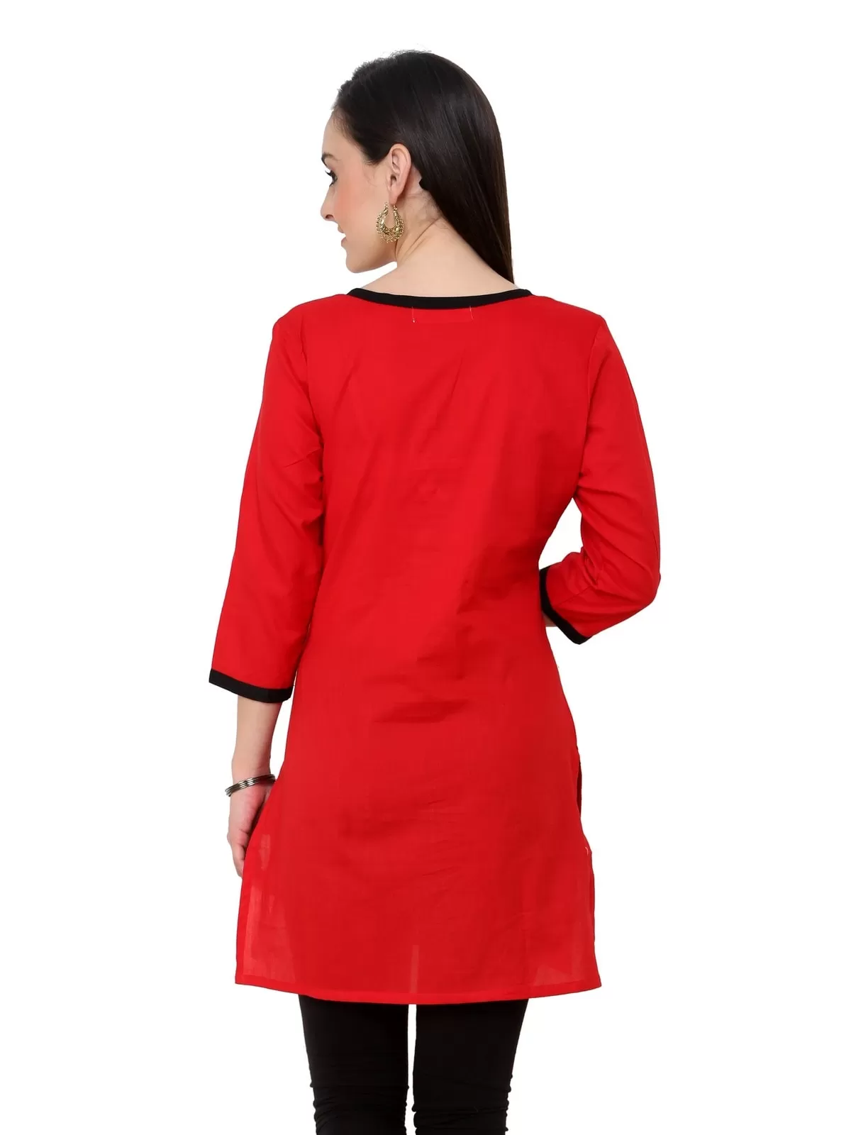 3/4sleeves front buttoned kurti