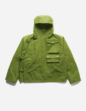 5033 Oversized Monk Snoparka Green Shoot