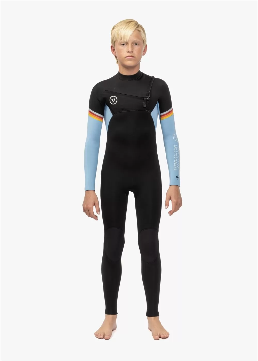 7 Seas Boys Raditude 3-2 Full Chest Zip Wetsuit