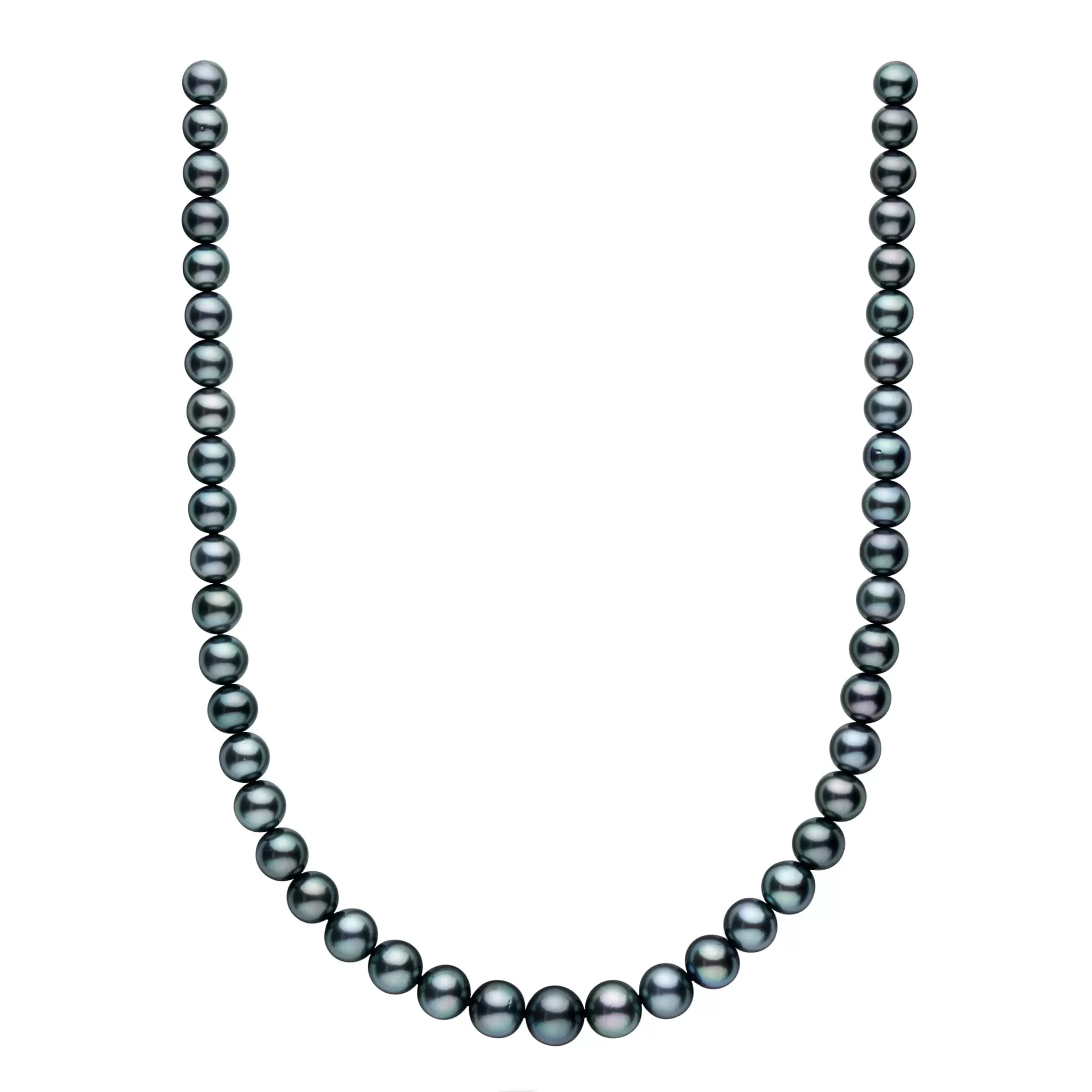 8.2-10.9 mm AAA Tahitian Round Pearl Necklace