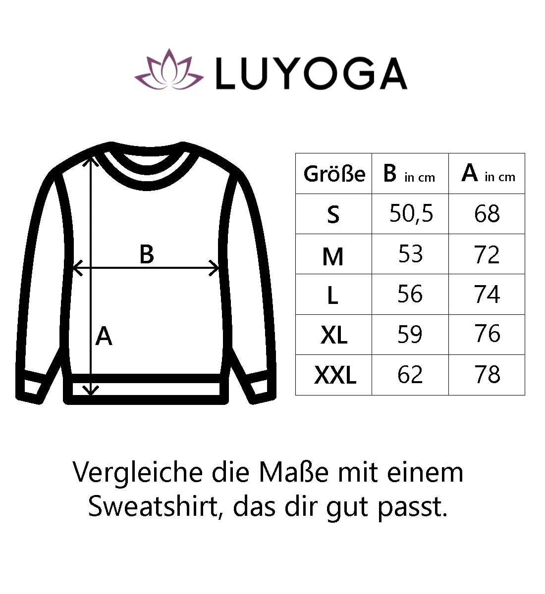 ABCDOYOGA Bio Sweatshirt Unisex