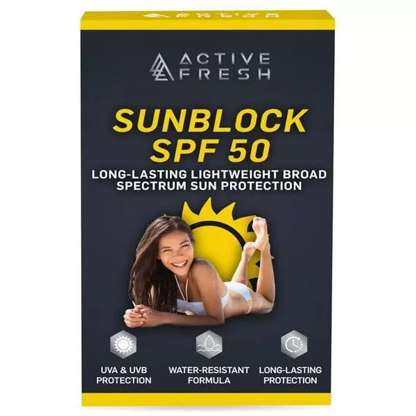 ACTIVE FRESH SPF 50 SUNBLOCK