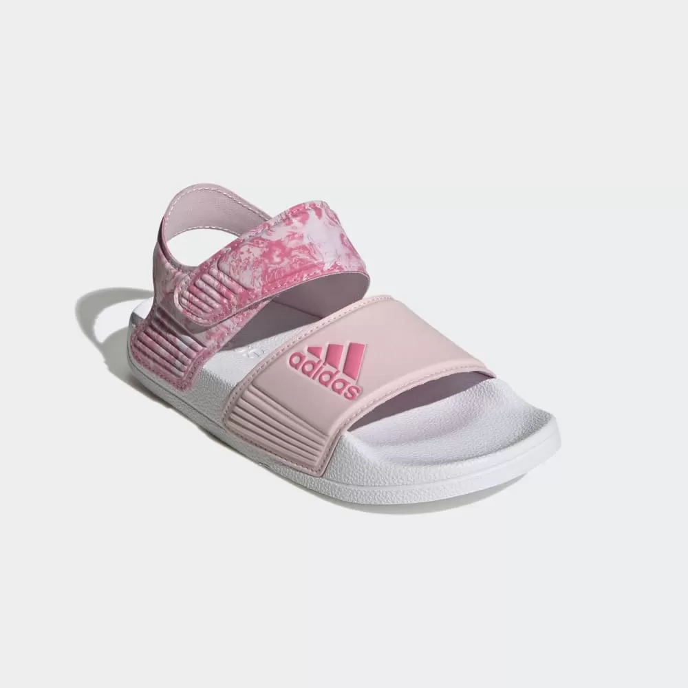 Adidas Kids Adilette Sandal - Pink/White