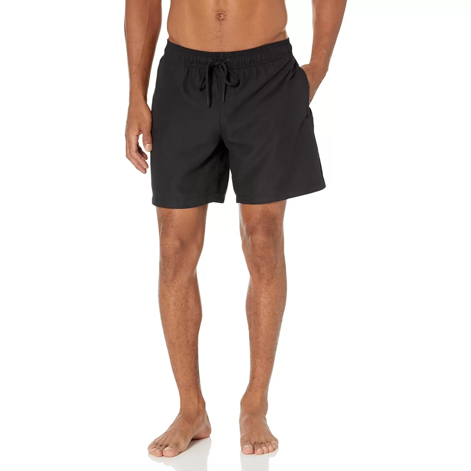 Adjustable Drawstring Swim Trunks