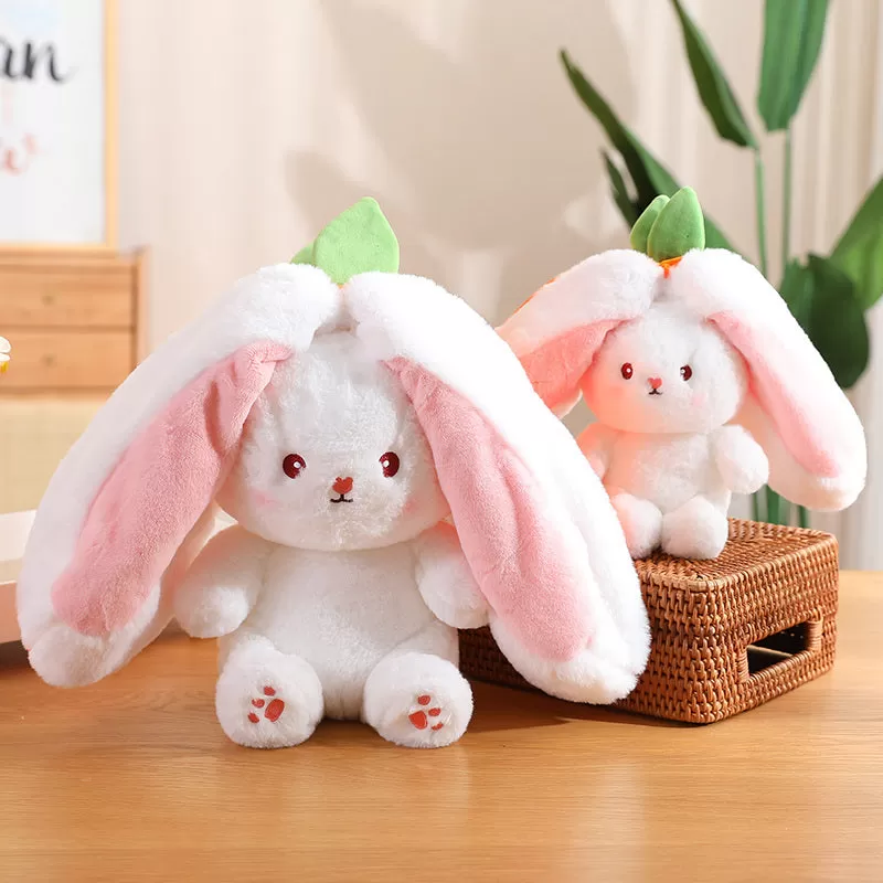 Adorable Carrot Bunny Plush Toy