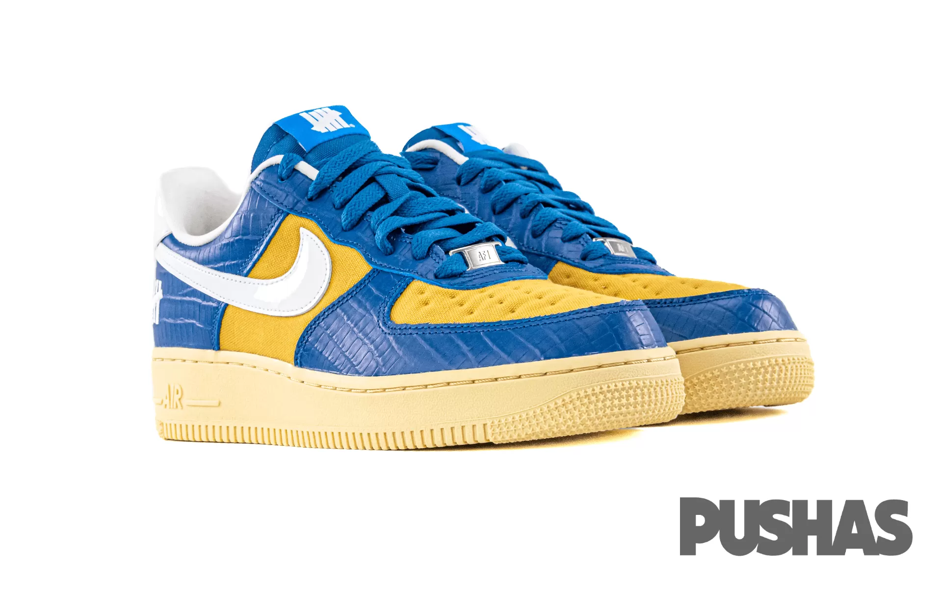 Air Force 1 Low SP x Undefeated '5 On It Blue Yellow Croc' (2021)