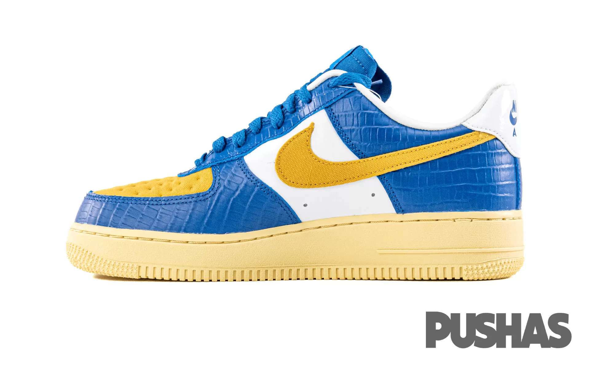 Air Force 1 Low SP x Undefeated '5 On It Blue Yellow Croc' (2021)