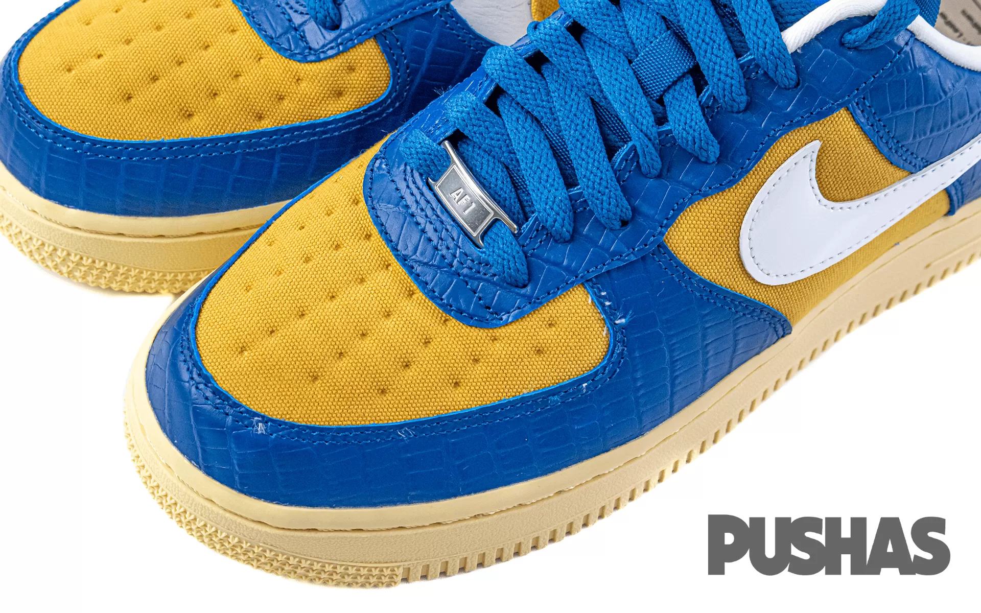 Air Force 1 Low SP x Undefeated '5 On It Blue Yellow Croc' (2021)