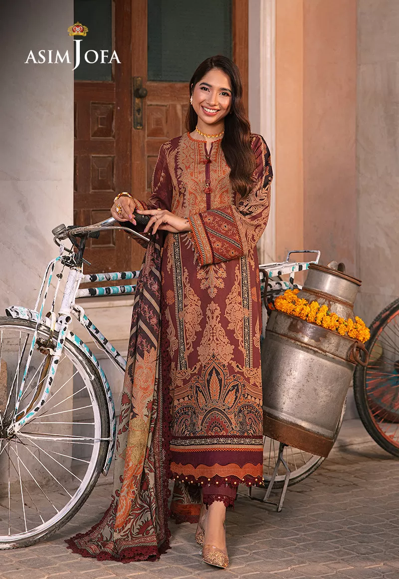 AJAR-24 EMBROIDERED LAWN 3 PCS