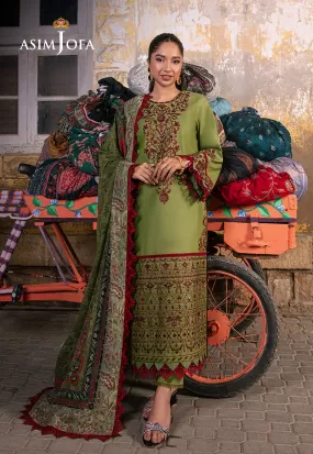 AJAR-33 EMBROIDERED LAWN 3 PCS