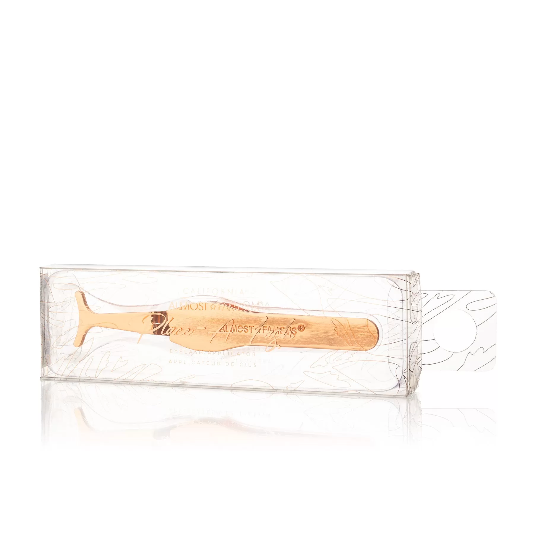 Almost Famous Magnetic Eyelash Applicator Tweezers - Rose Gold