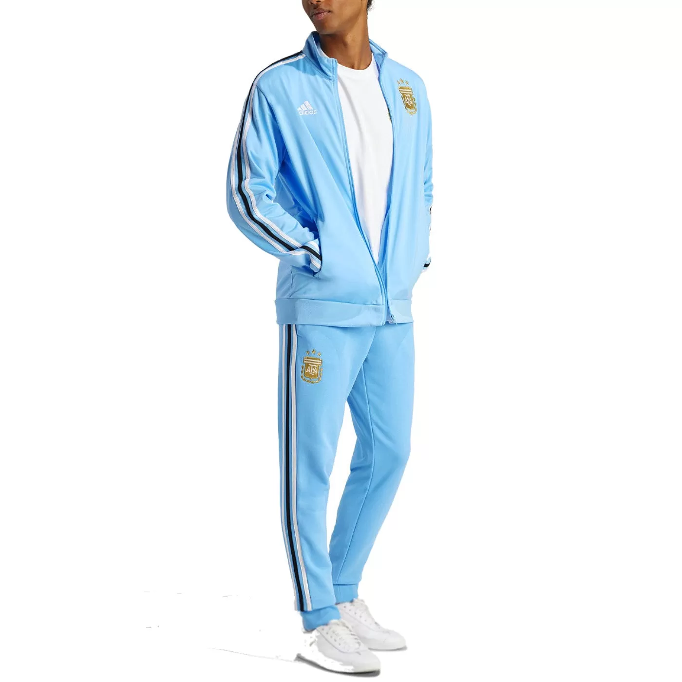 Argentina Casual 3S hooded presentation tracksuit 2024/25 - Adidas