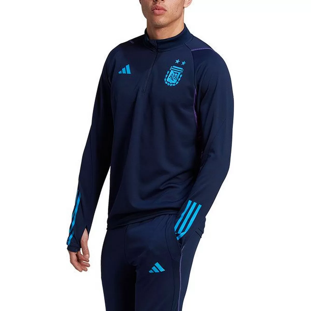 Argentina training technical Soccer sweat top 2022/23 navy - Adidas