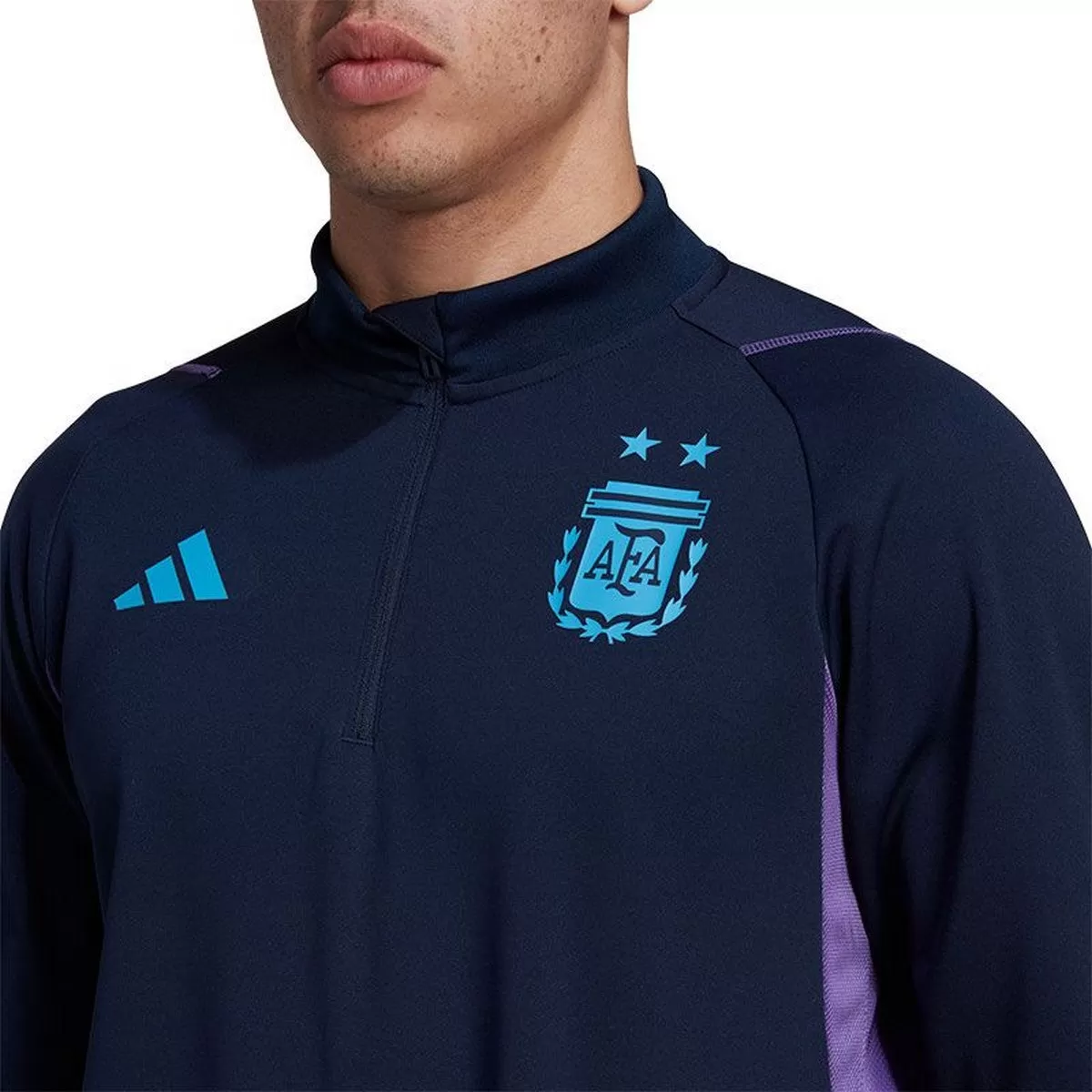 Argentina training technical Soccer sweat top 2022/23 navy - Adidas