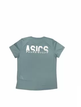 Asics women's technical running t-shirt KATAKANA SS TOP 2012A827 401 smoke blue