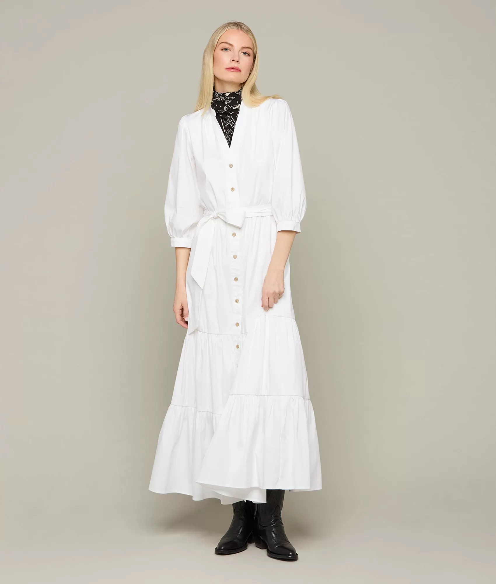 Audrey Dress :: White