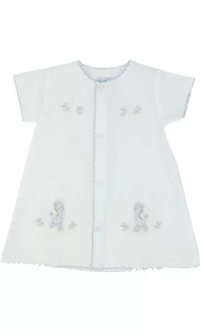 Auraluz Giraffe Day Gown- White & Blue