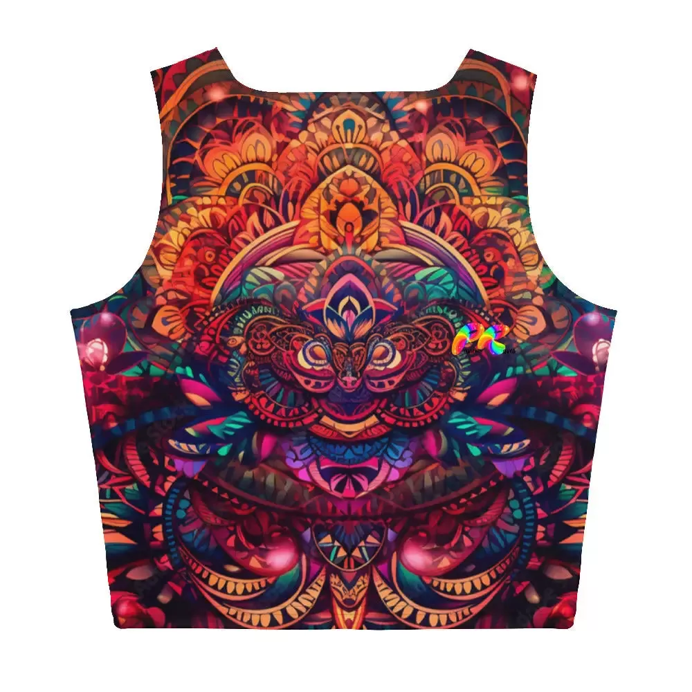 Ayahuasca Rave Crop Top