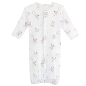 Baby Club Chic Sleep Tight Bear Pink Converter Gown