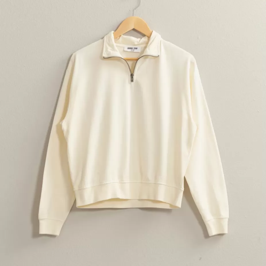 Back to Basics Half Zip Long Sleeve Sweatshirt