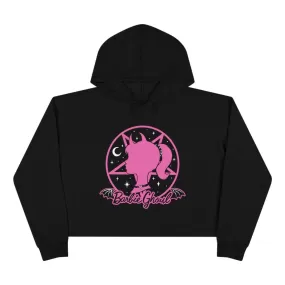 Barbie-Ghoul Crop Hoodie