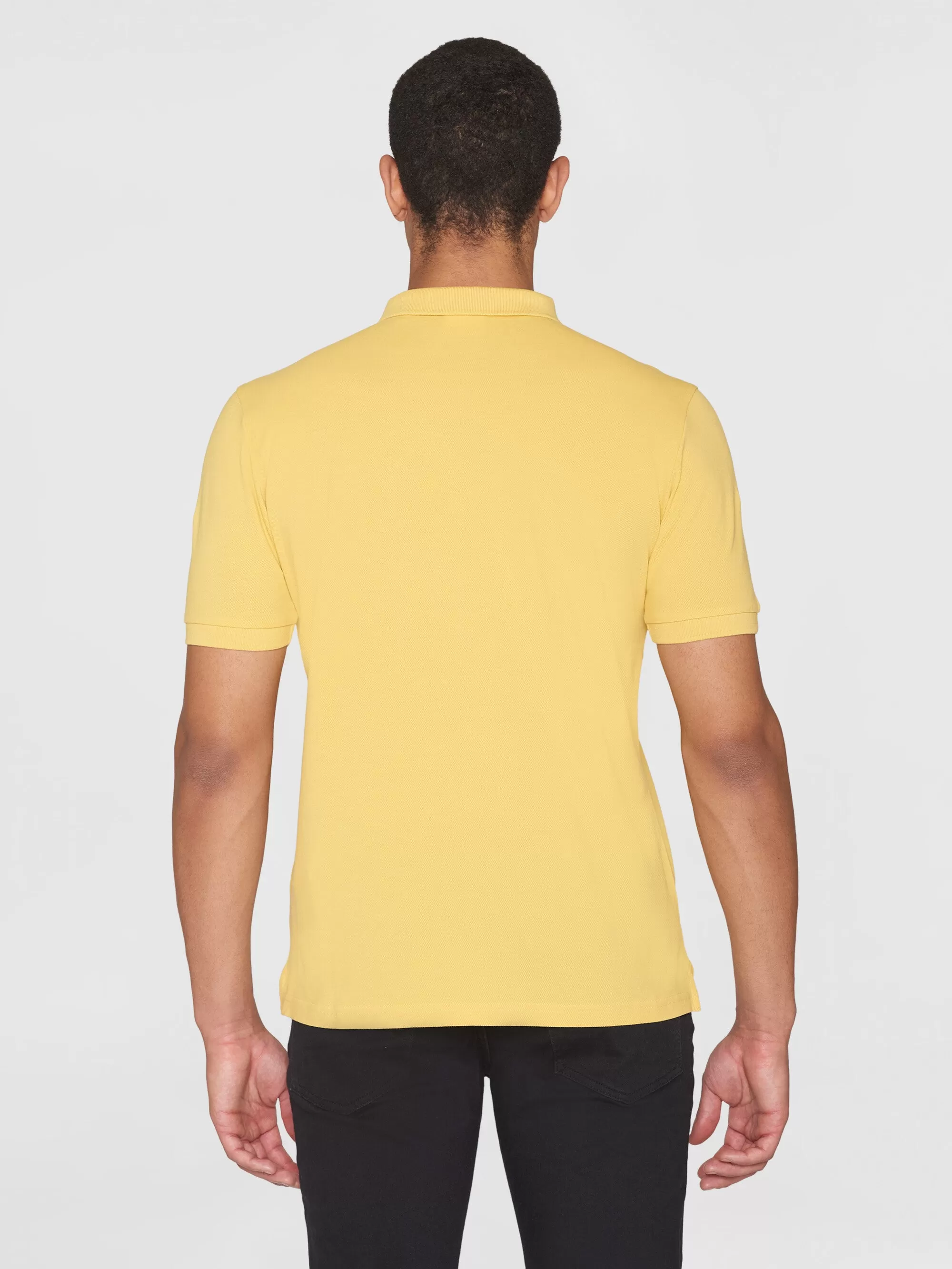 Basic badge polo - Misted Yellow