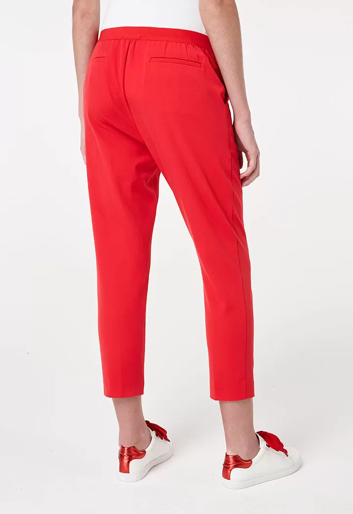 Basic Red Trousers