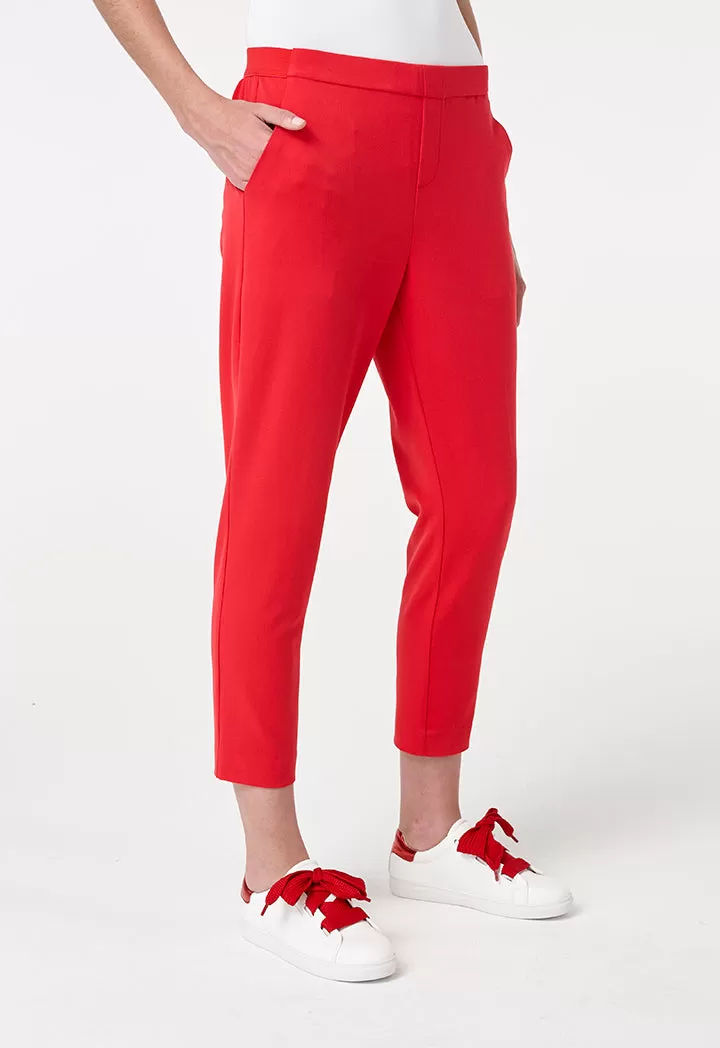 Basic Red Trousers