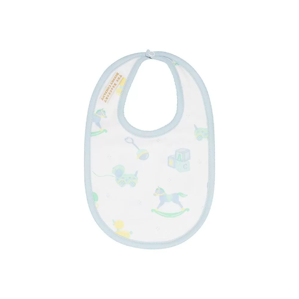 Beaufort Bonnet Burp Me Bib, Something for Baby Blue