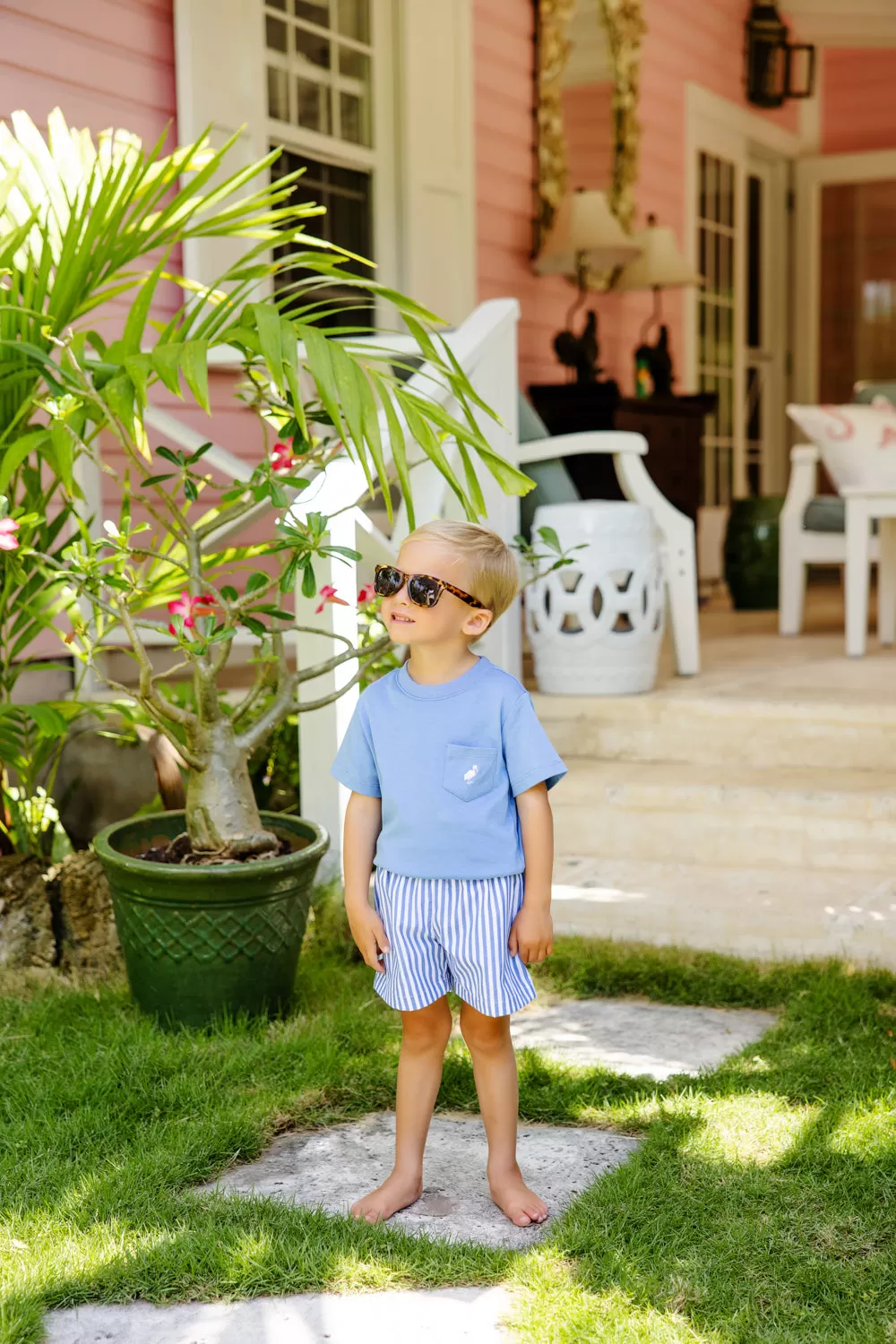 Beaufort Bonnet Carter Crewneck, Barbados Blue