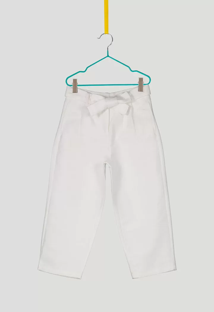 Belted Straight Leg Trouser