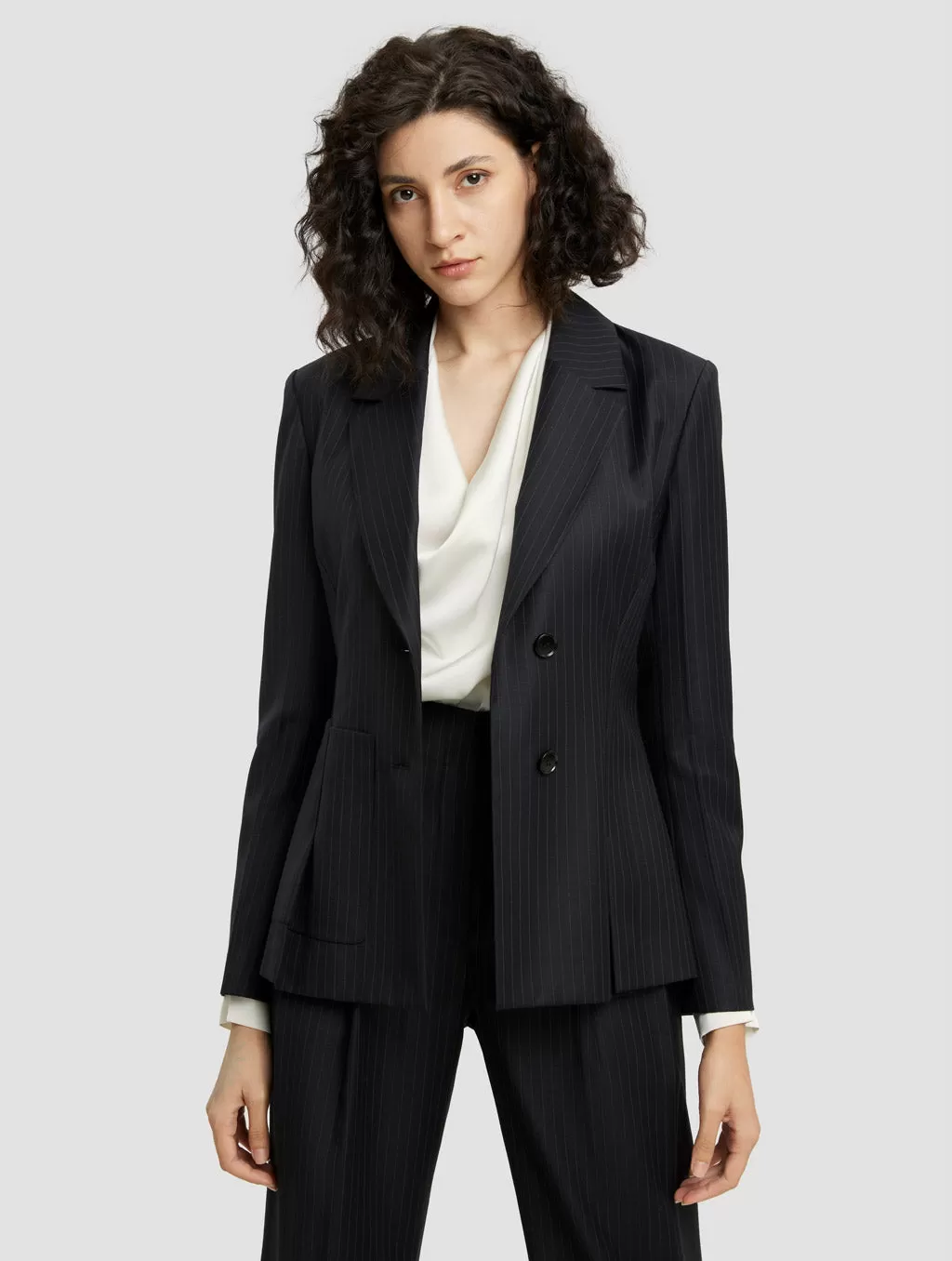 Blazer Monopetto A Righe