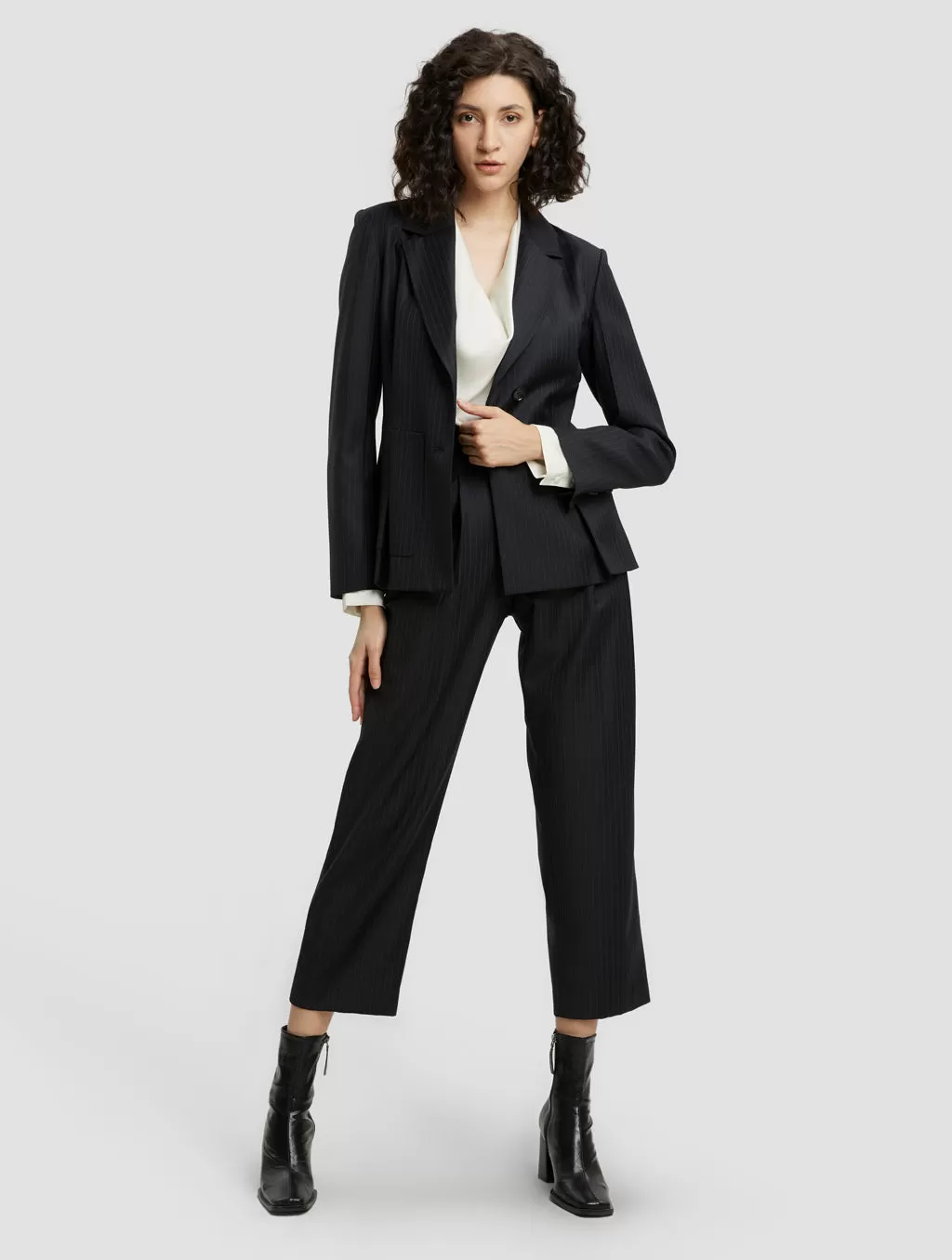 Blazer Monopetto A Righe