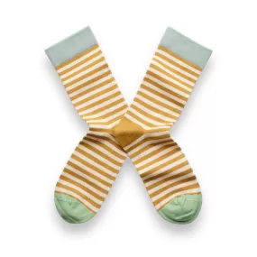 Bonne Maison Sock Stripe Ochre