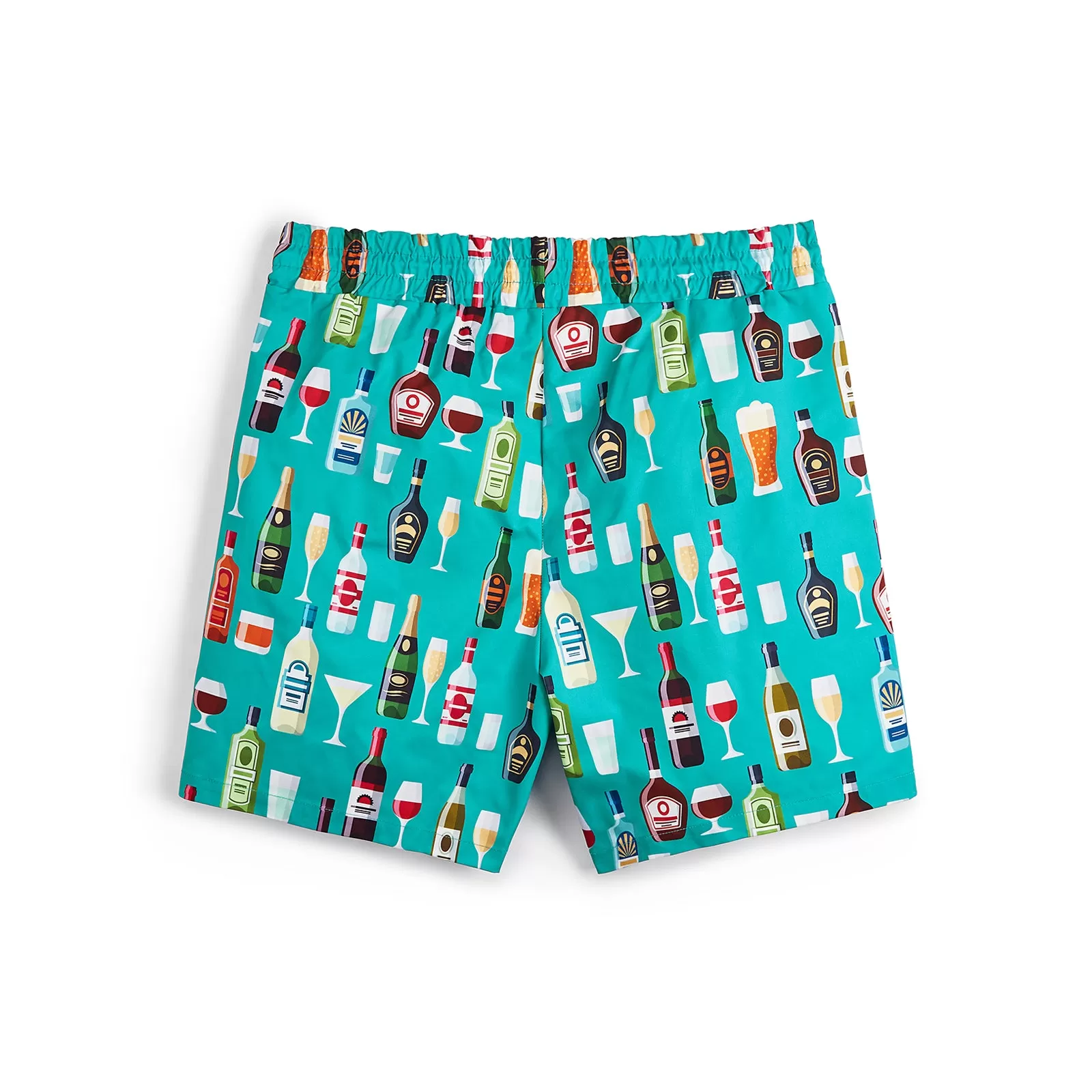 BOTTLE PRINTED SWIM TRUNKS