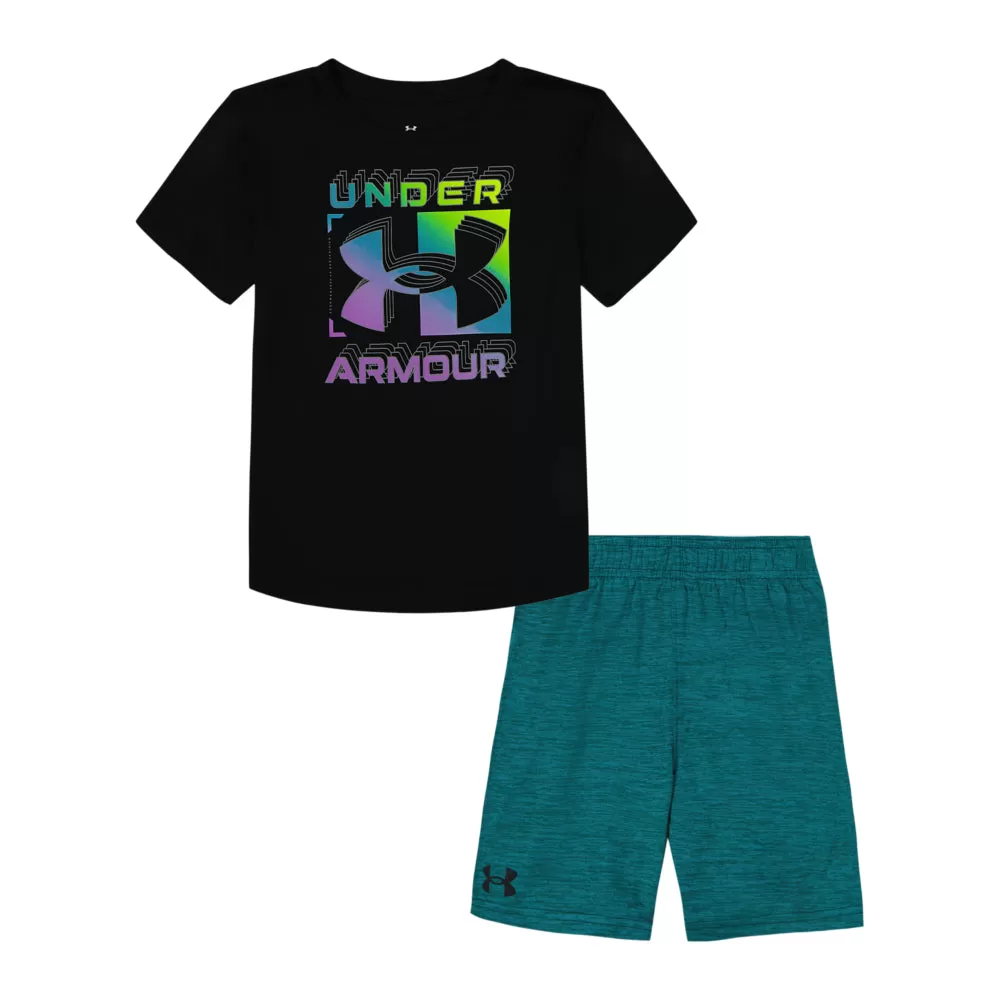 Boys' Under Armour Kids Logo Card Short Set