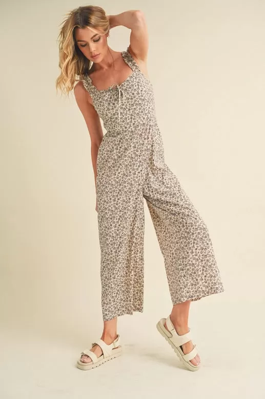 Brandee Floral Print Jumpsuit