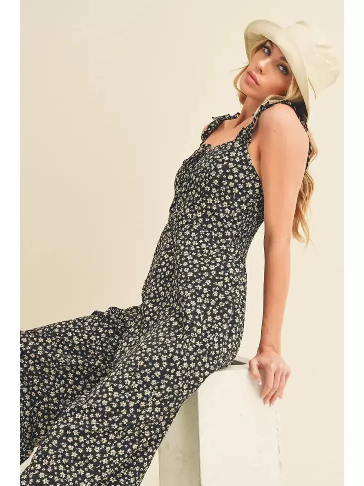 Brandee Floral Print Jumpsuit