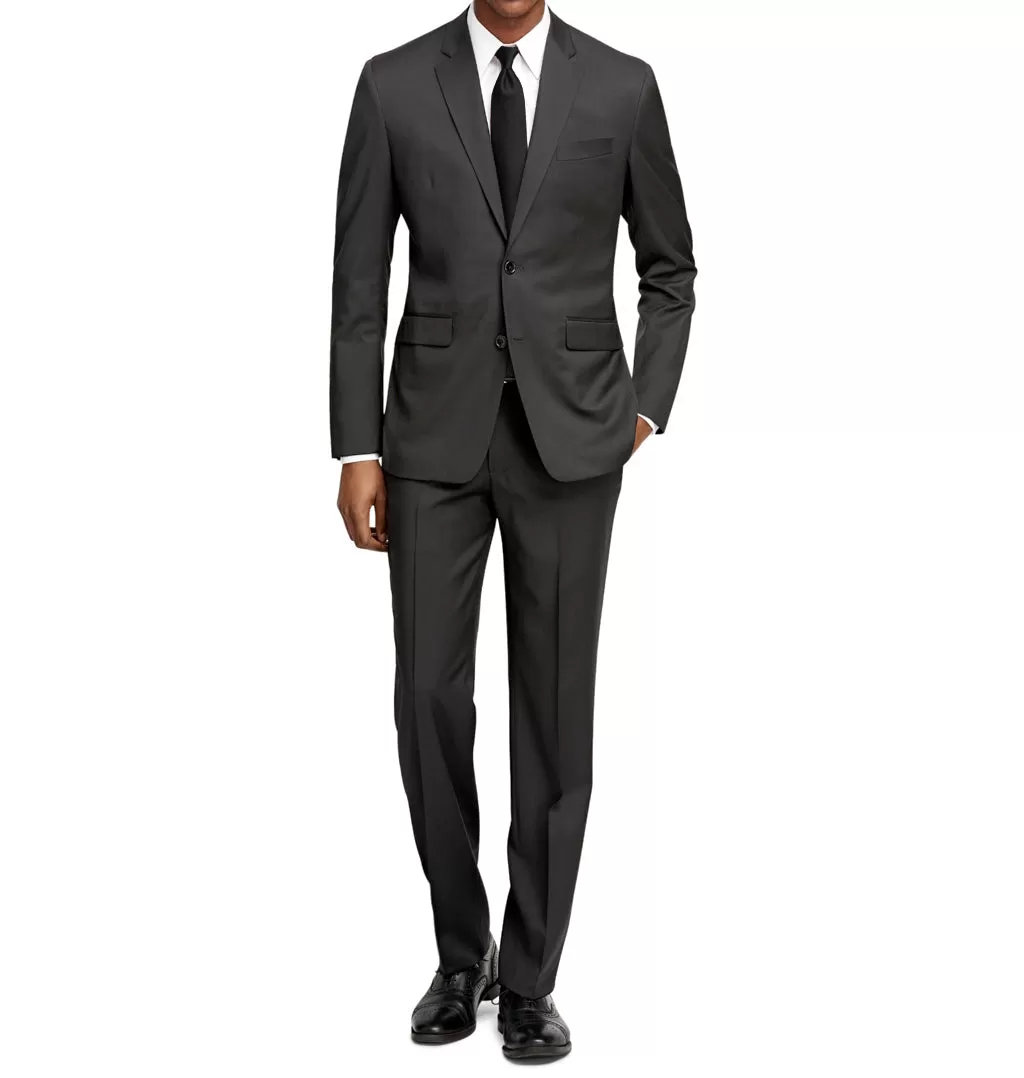 Braveman Men's Formal Two Piece 2-Piece Slim Fit Cut Suit Set