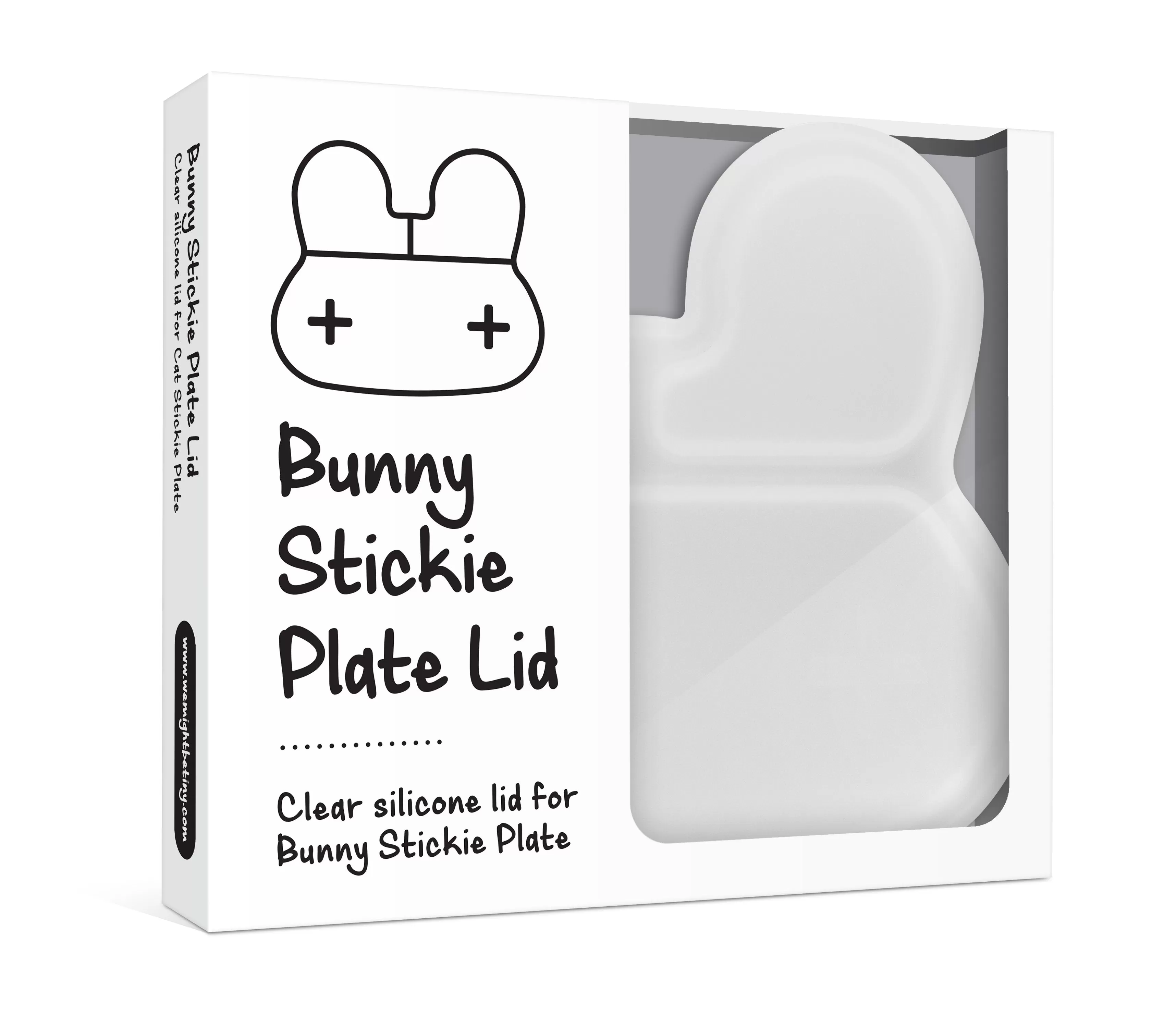 Bunny Stickie Plate Lid