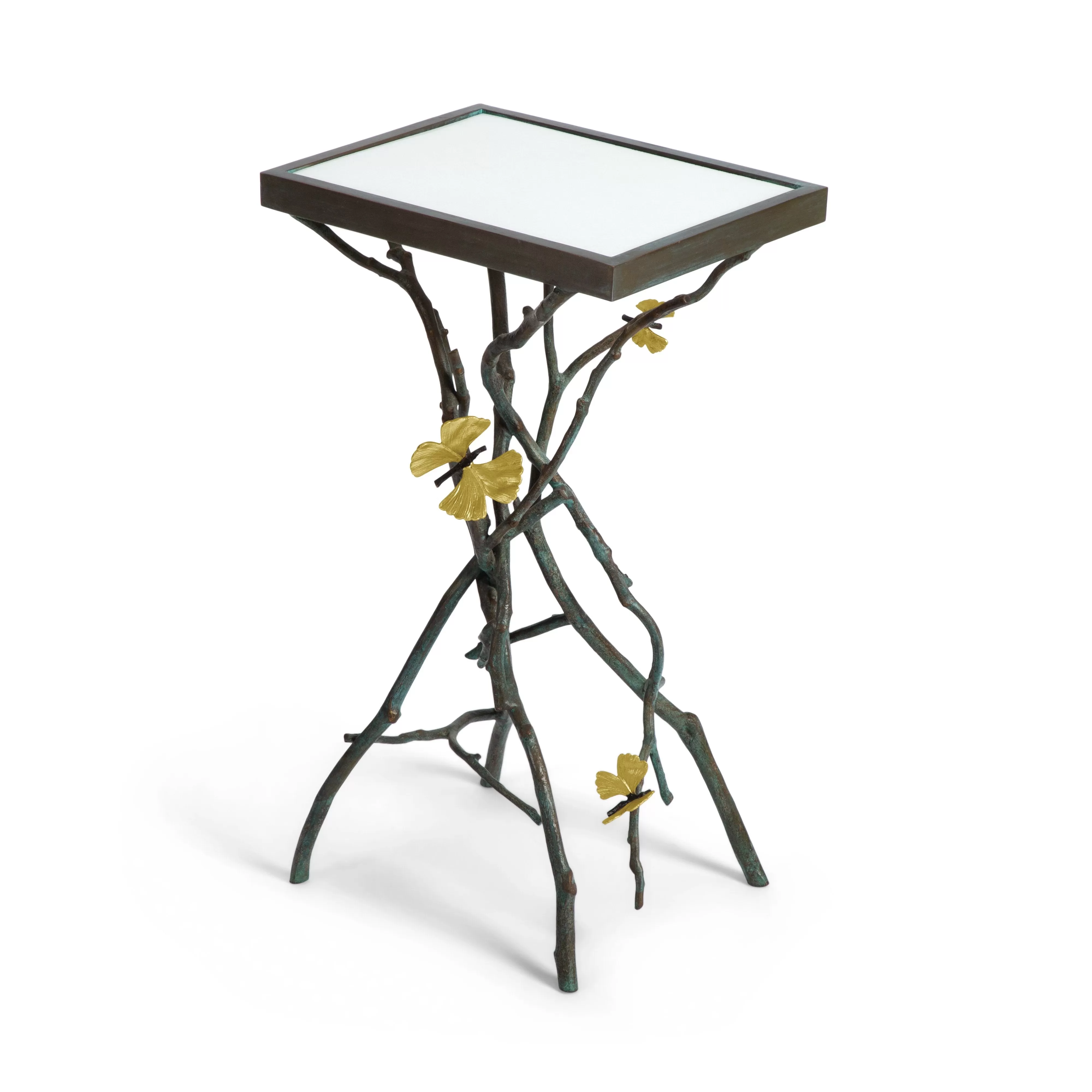 Butterfly Ginkgo Accent Table