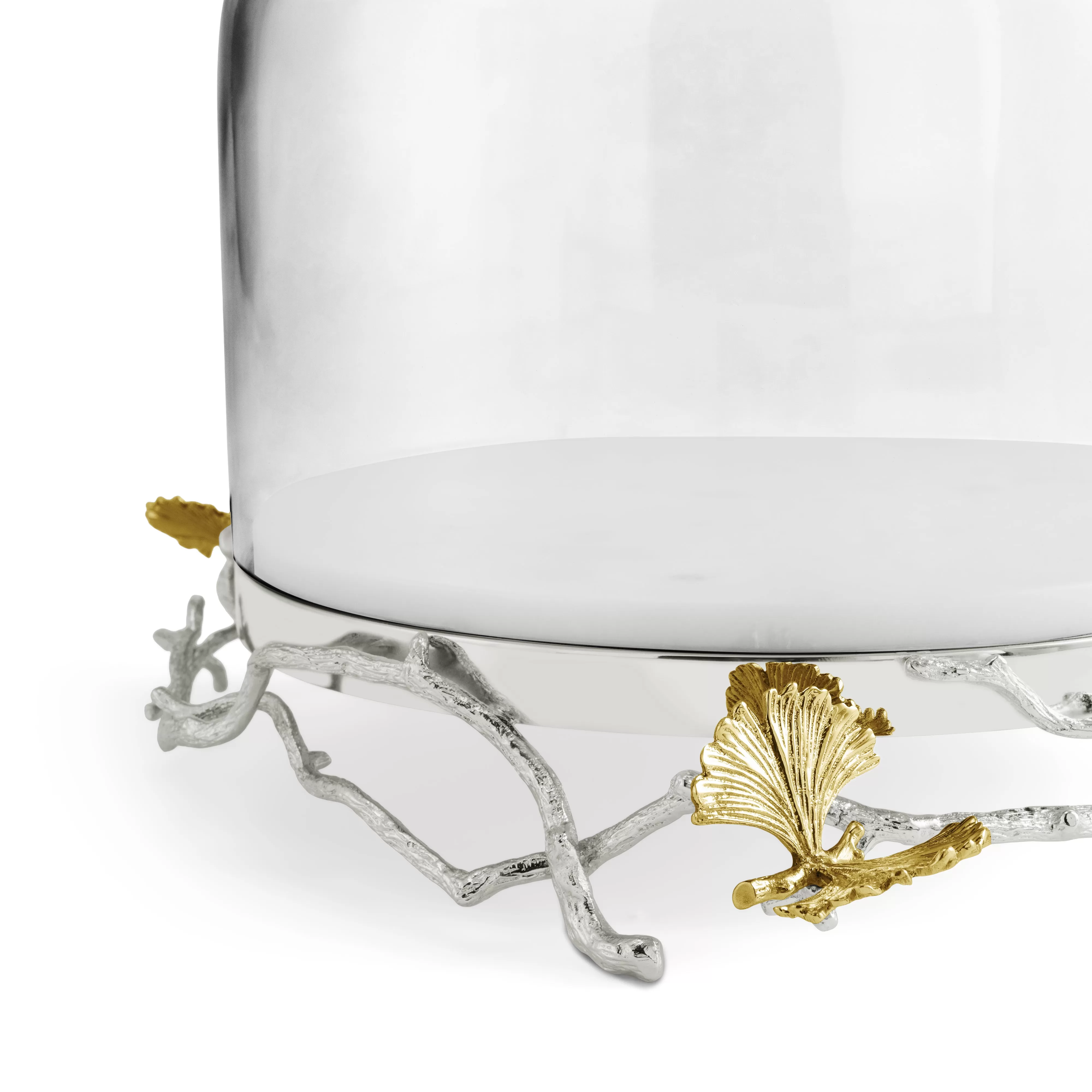 Butterfly Ginkgo Luxe Cake Stand with Dome