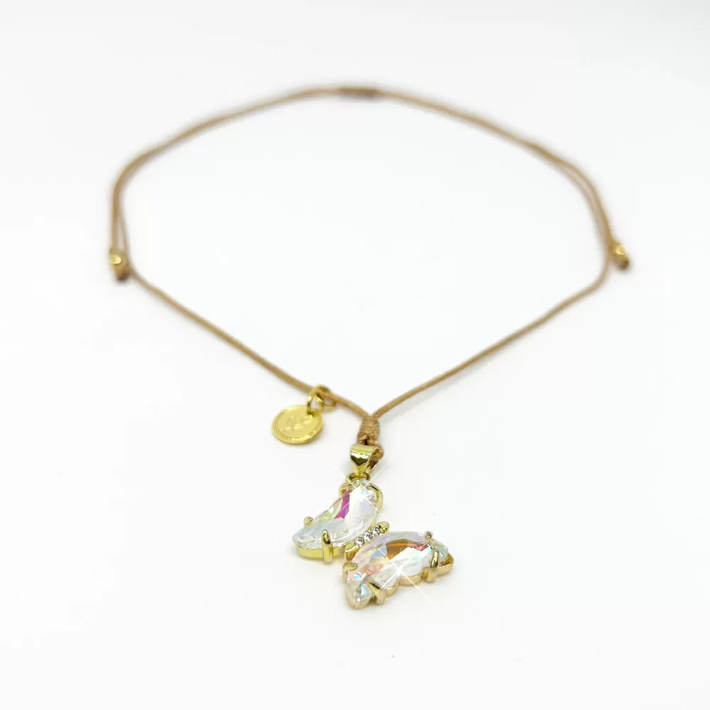 Butterfly Swarovski Choker