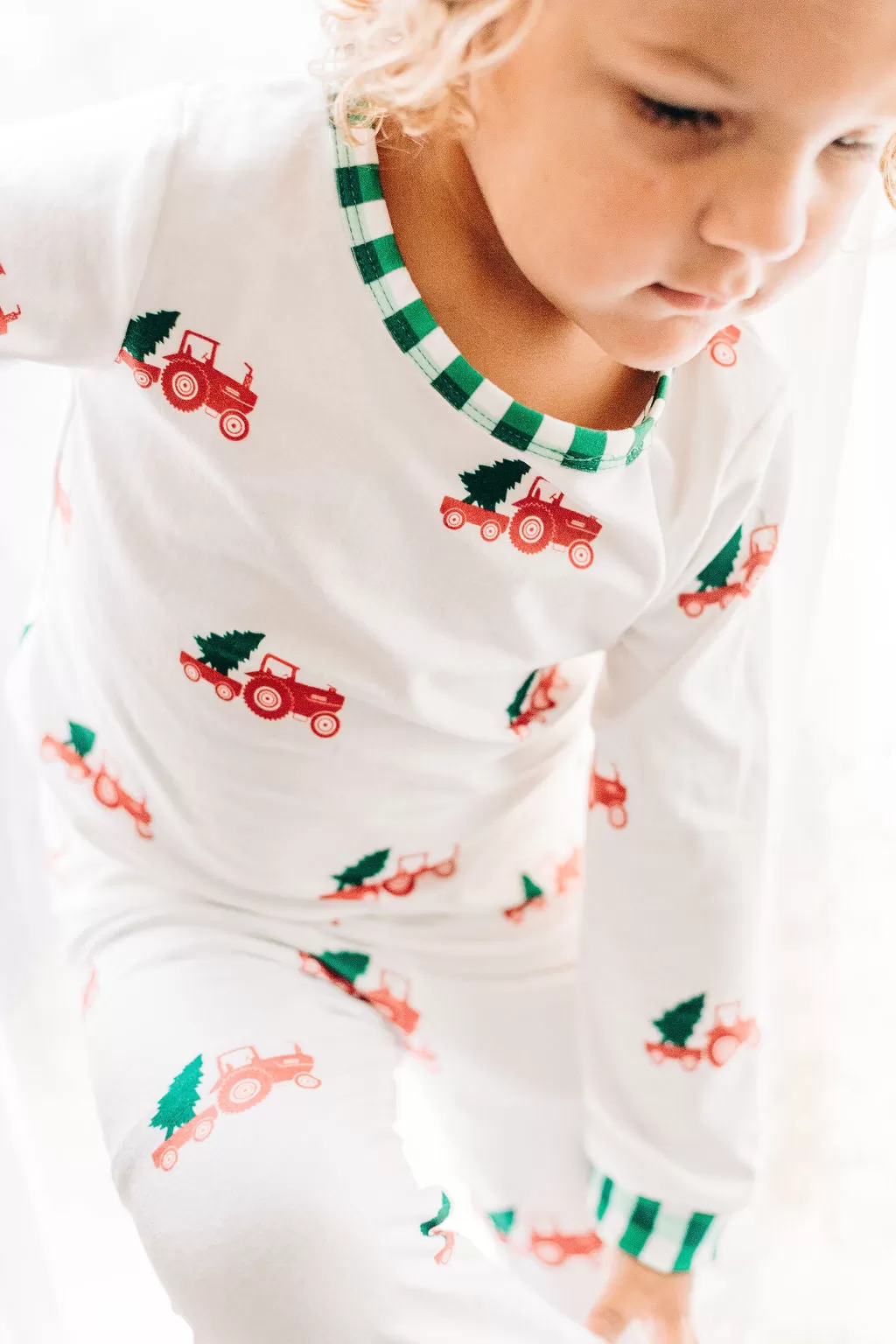 Buttflap Pajamas - Christmas Tractor Holiday Lounge PREORDER