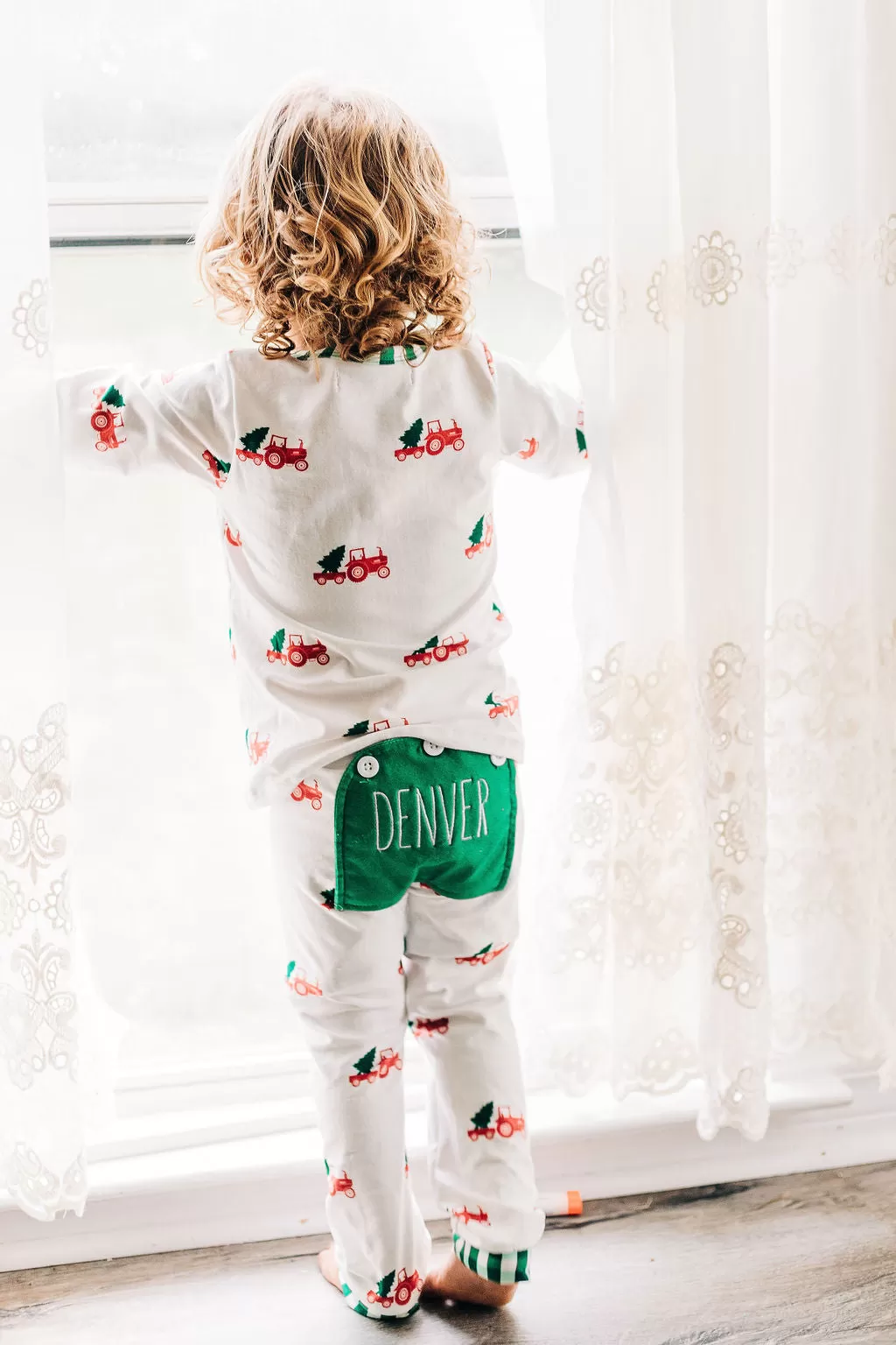 Buttflap Pajamas - Christmas Tractor Holiday Lounge PREORDER