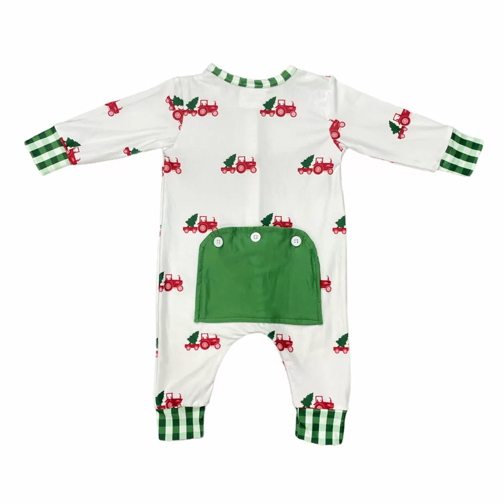 Buttflap Pajamas - Christmas Tractor Holiday Lounge PREORDER